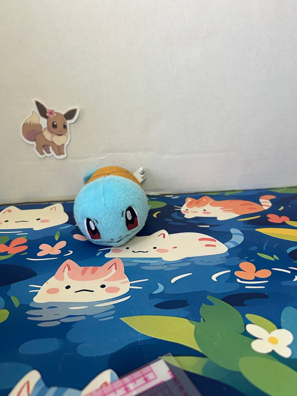 Pokemon Squirtle Kororin Laying Down Small Plush Toy Stuffed